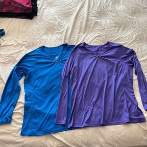 COPY - REI mesh on back of neck & pits. Purple & Blue. Both for $35. One for $25
